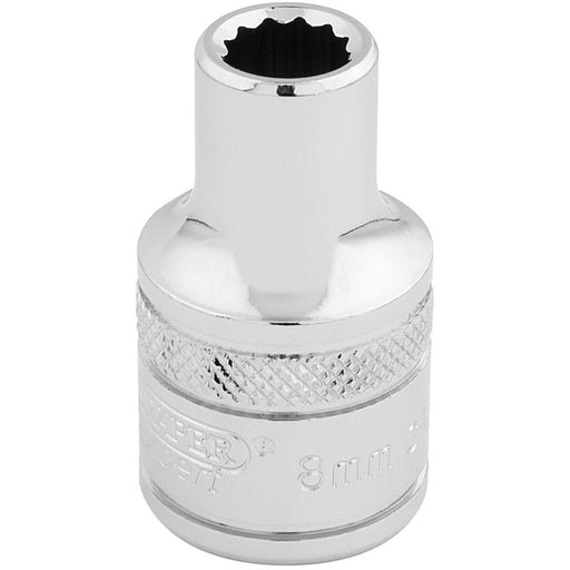 Draper HI-TORQ 12 Point Socket, 1/2" Sq. Dr., 8mm 33038 Draper - Dynamic Drive