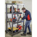 Sealey HD Racking Unit with 4 Mesh Shelves 640kg Cap/Level AP6372 Sealey  - Dynamic Drive