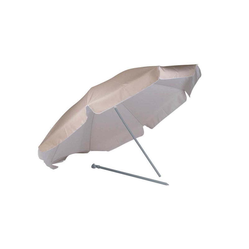 Bo-Camp Parasol Articulated Arm Polyester Dia 200cm Sand Bo-Camp - Dynamic Drive