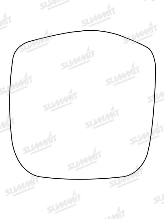 Summit Stick-On Commercial Mirror Glass fits Toyota Hi-Ace Power Van LHS Summit - Dynamic Drive