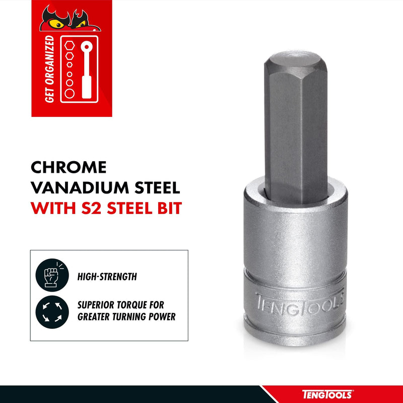 Teng Tools 1/2" Hex Bit Socket Metric 15mm Teng Tools - Dynamic Drive