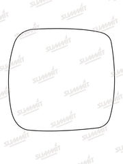 Summit Heated Base Plate With Standard Mirror Glass fits Renault Kangoo 08 on LHS RHS Summit - Dynamic Drive