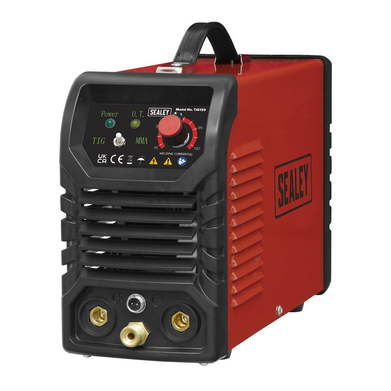 Sealey TIG/mmA Inverter Welder 130A 230V TIG130 Sealey - Dynamic Drive