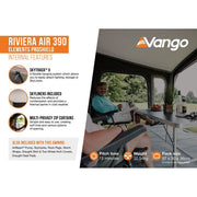 Vango Riviera Air 390 Elements ProShield Caravan Awning Vango - Dynamic Drive