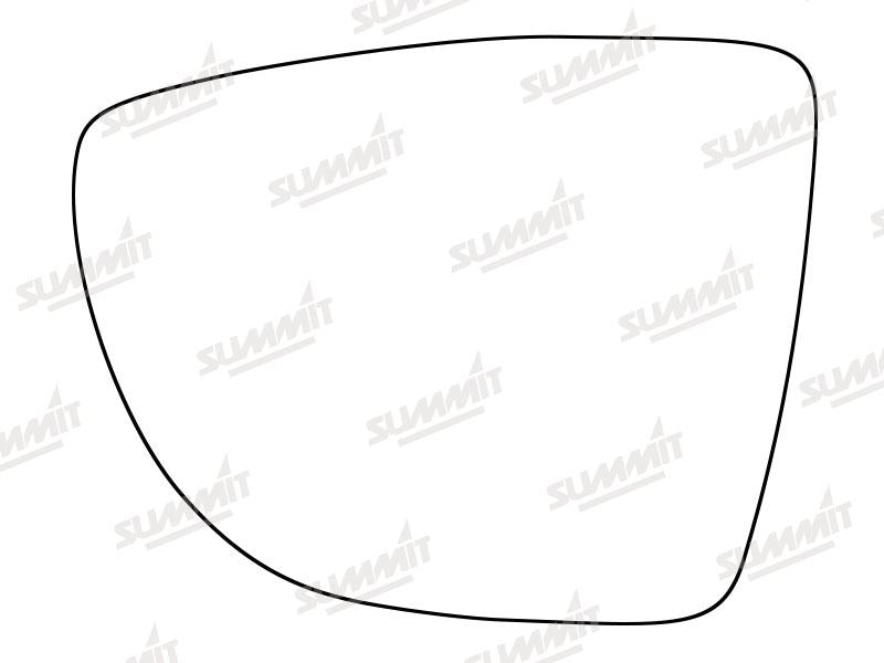 Summit Heated Base Plate With Blind Spot Mirror Renault Clio 12 On LHS Summit - Dynamic Drive