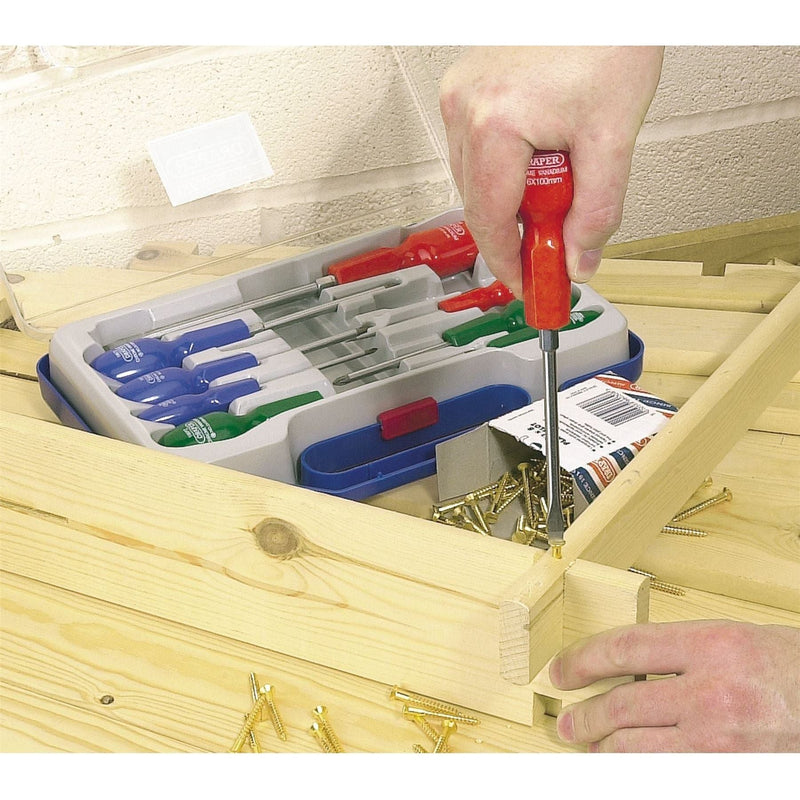 Draper Cabinet Pattern Screwdriver Set (9 Piece) 29613 Draper - Dynamic Drive