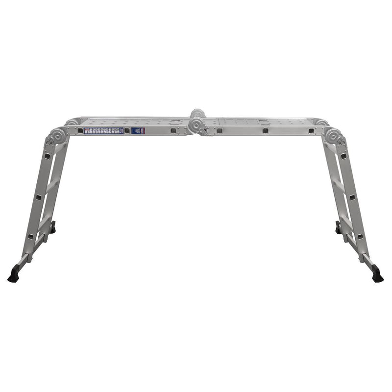 Sealey Folding Platform Ladder 4-Way Aluminium - BS EN 131 AFPL1 Sealey - Dynamic Drive