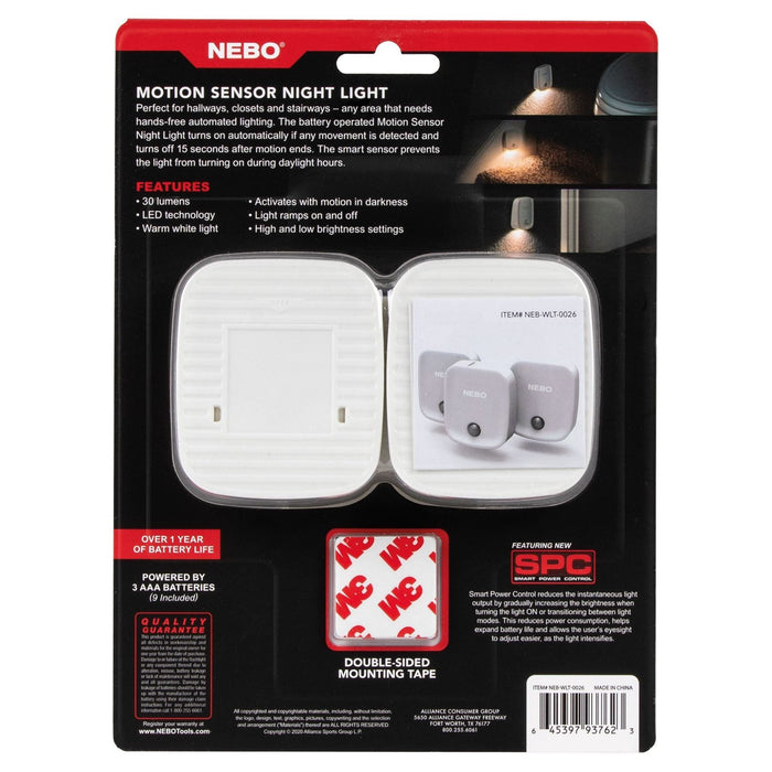 Motion Sensor Light (3 pack) NEB-WLT-0026-G UK Camping And Leisure - Dynamic Drive