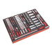 Superline PRO Tool Chest Combination 14 Drawer with 446pc Tool Kit - Red Superline Pro - Dynamic Drive