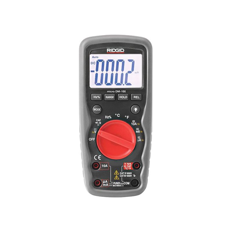 Ridgid DM-100 Micro Digital Multimeter 37423 RIDGID - Dynamic Drive