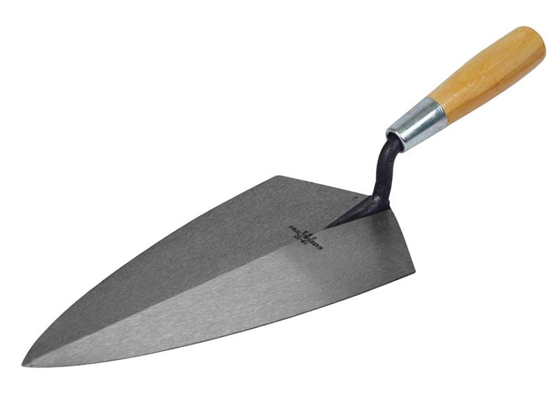 Marshalltown 19 Philadelphia Pattern Brick Trowel Wooden Handle 11in Marshalltown - Dynamic Drive