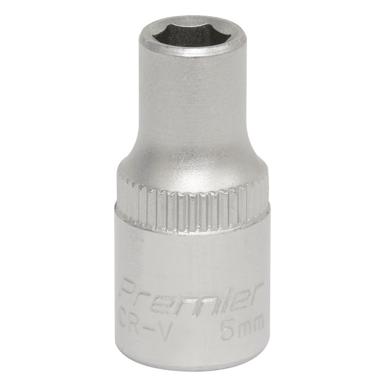 Sealey WallDrive Socket 5mm 1/4"Sq Drive S1405 Sealey - Dynamic Drive