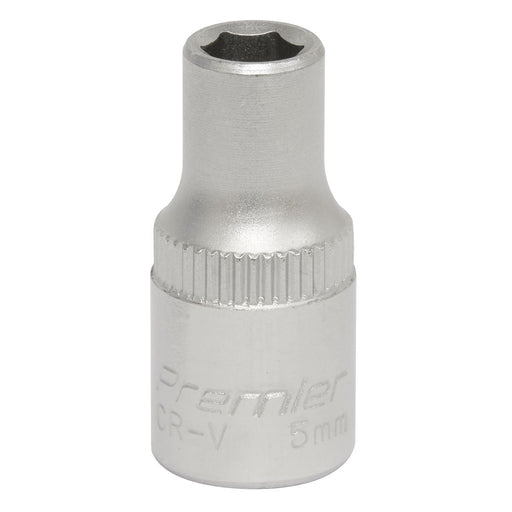 Sealey WallDrive Socket 5mm 1/4"Sq Drive S1405 Sealey - Dynamic Drive
