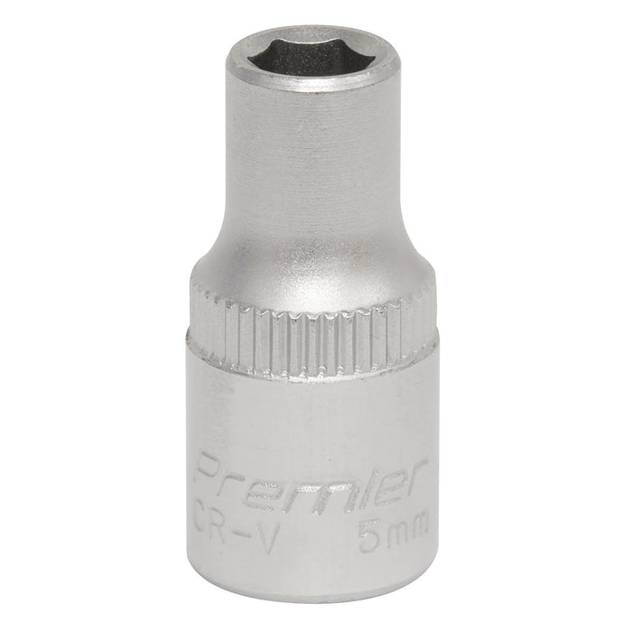 Sealey WallDrive Socket 5mm 1/4"Sq Drive S1405 Sealey - Dynamic Drive