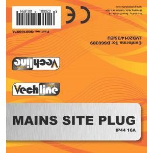 Vechline Mains Site Plug QQ016007A Vechline - Dynamic Drive