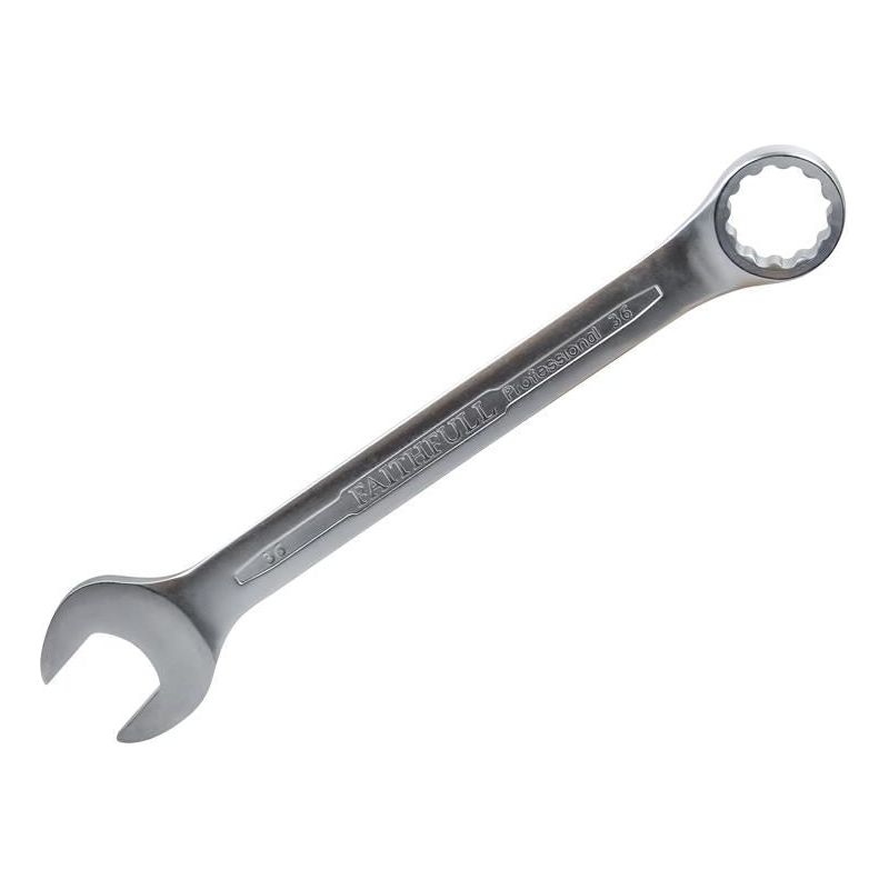 Faithfull Combination Spanner CV Satin Finish 36mm Faithfull - Dynamic Drive