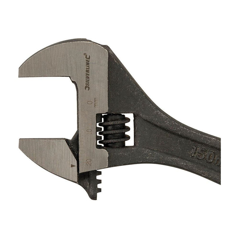 Silverline Expert Adjustable Wrench Length 150mm - Jaw 17mm Silverline - Dynamic Drive