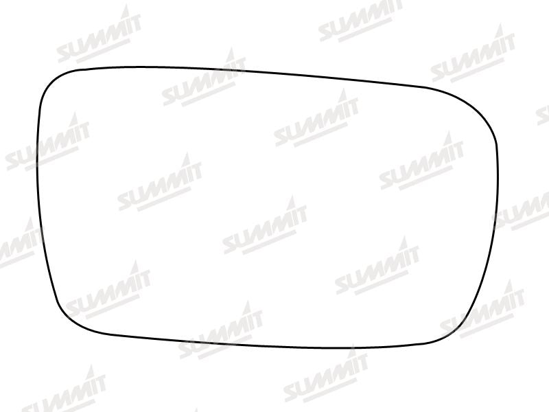 Summit Heated Base Plate With Standard Mirror Glass fits Toyota Yaris 99 to 03 LHS Summit - Dynamic Drive
