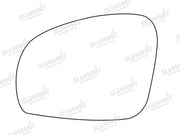 Summit Stick-On Standard Mirror Glass fits Skoda Fabia Roomster LHS Summit - Dynamic Drive