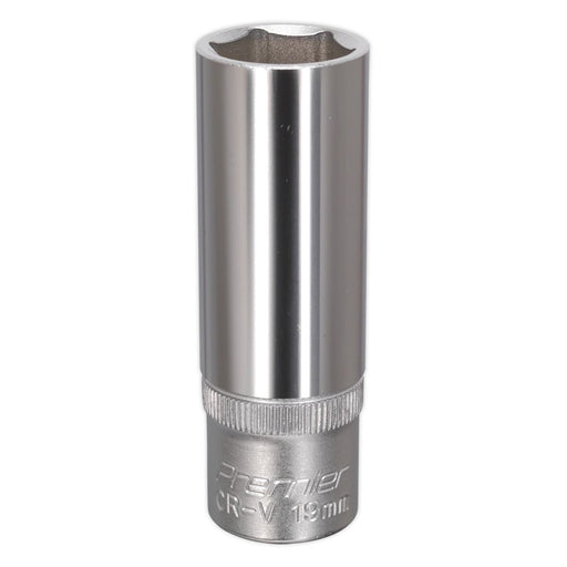 Sealey WallDrive Socket 19mm Deep 1/2"Sq Drive S1219D Sealey - Dynamic Drive