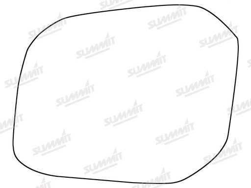 Summit Stick-On Standard Mirror Glass fits Volkswagen Caddy (MPV Only) 16 on LHS Summit - Dynamic Drive