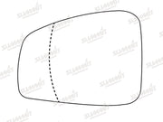 Summit Stick-On Standard Mirror Glass fits Renault Laguna 08 on LHS Summit - Dynamic Drive