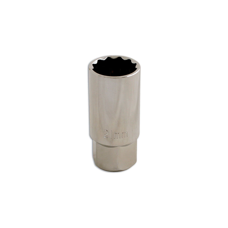 Laser Spark Plug Socket 1/2"D 21mm 0101 Laser - Dynamic Drive