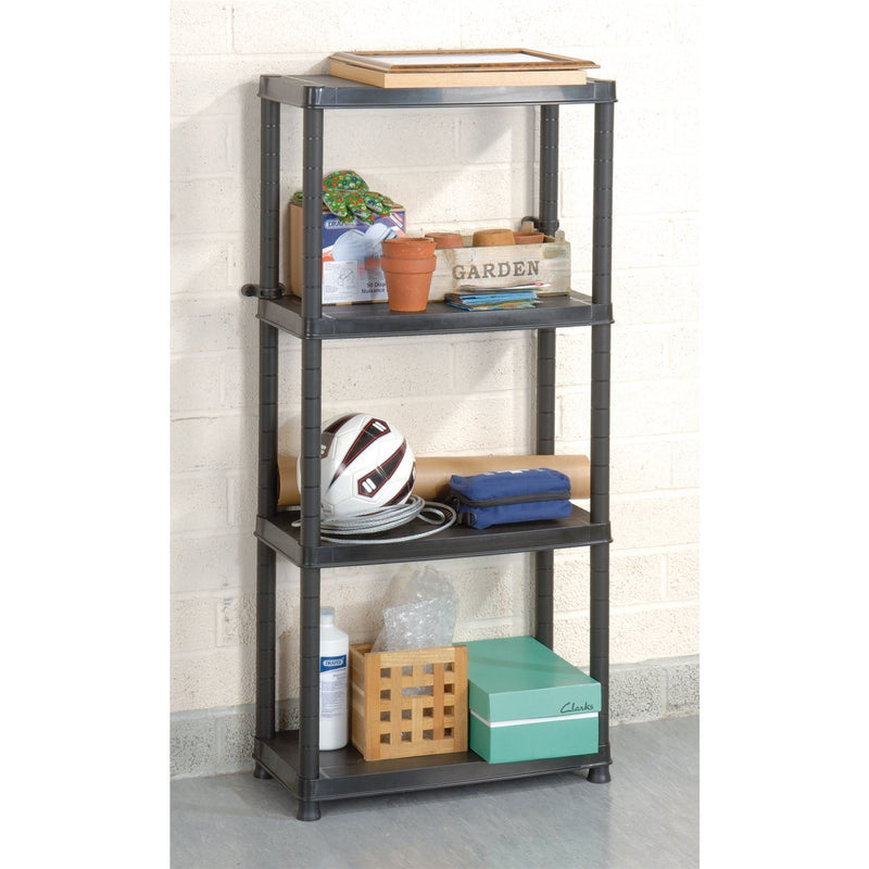 Draper 4 Tier Plastic Shelving Unit 23230 Draper - Dynamic Drive