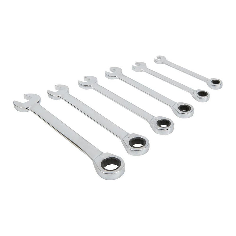 King Dick Ratchet Combination Spanner Set AF 6pce 3/8" - 3/4" King Dick - Dynamic Drive