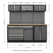 Sealey Superline Pro 2.04m Storage System Pressed Wood Worktop APMSSTACK11W Sealey - Dynamic Drive