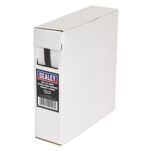 Sealey Heat Shrink Tubing Black6.4-3.2mm 12m HST6412 Sealey - Dynamic Drive