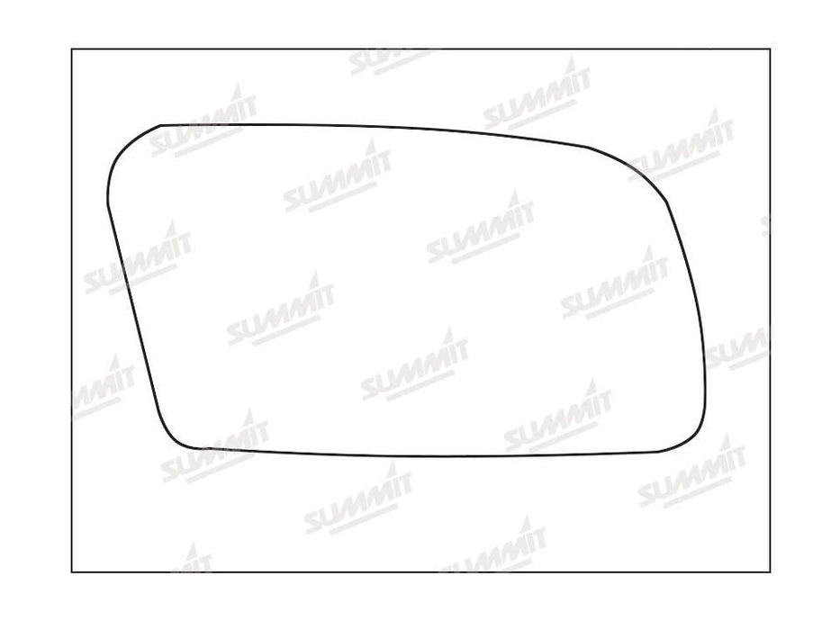 Summit Stick-On Standard Mirror Glass fits Mazda 626 RHS Summit - Dynamic Drive