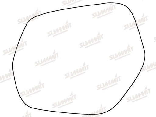Summit Stick-On Standard Mirror Glass fits Honda HR-V 14 on LHS Summit - Dynamic Drive