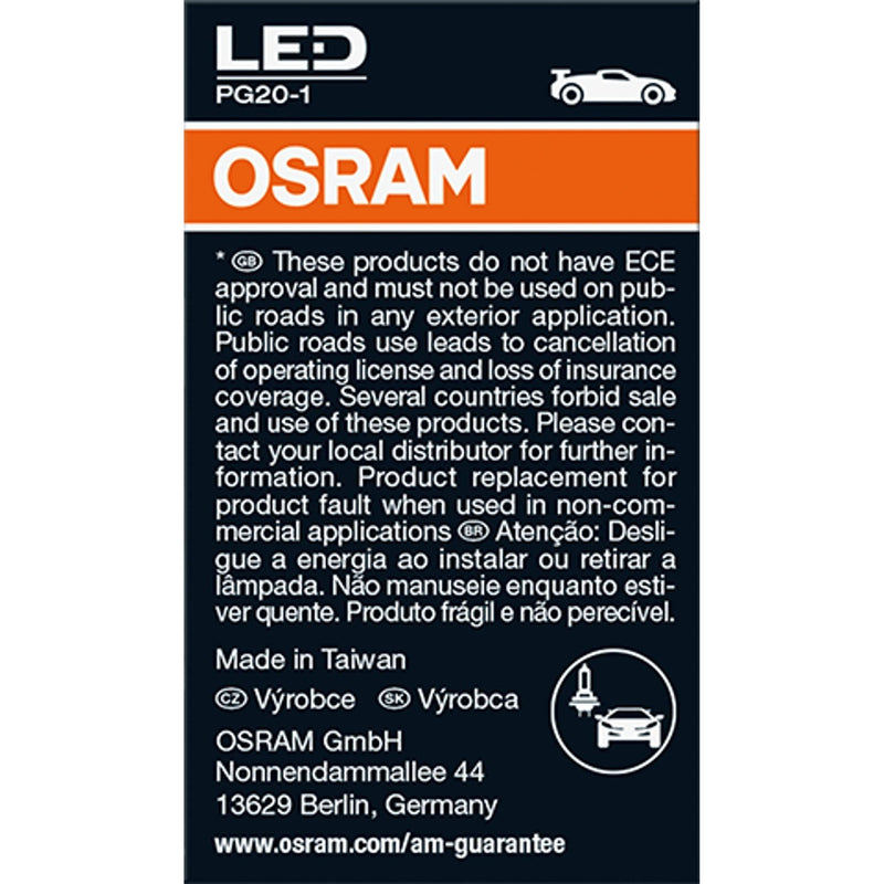 Osram LEDriving SL, 6000K, LED Signal Lamp, Off-Road Only, Non ECE, Folding box Osram - Dynamic Drive