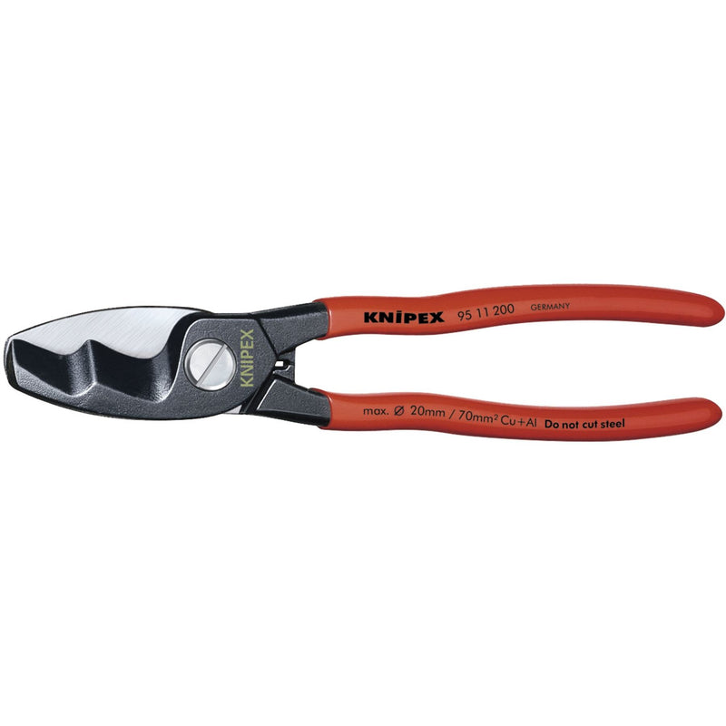 Draper Knipex 95 11 200 Copper or Aluminium Only Cable Shear, 200mm 37065 Draper - Dynamic Drive