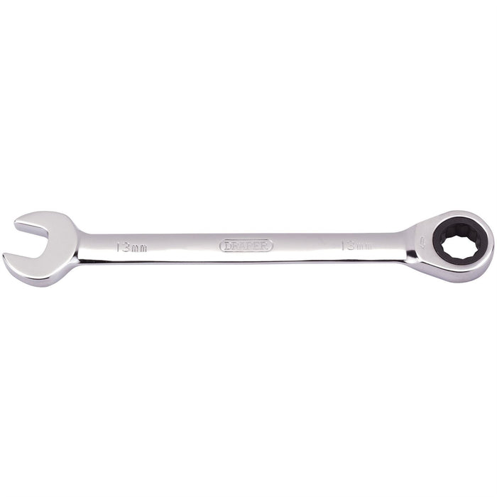 Draper Metric Ratcheting Combination Spanner, 13mm 31010 Draper - Dynamic Drive