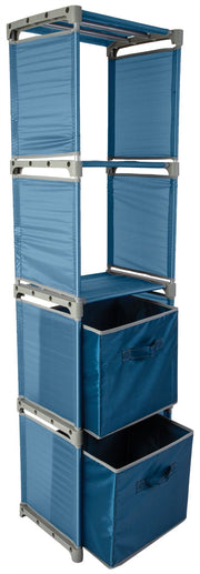 Quest Pack Away Camping Tent Shelf Storage Unit with 2 x Storage Boxes Quest - Dynamic Drive