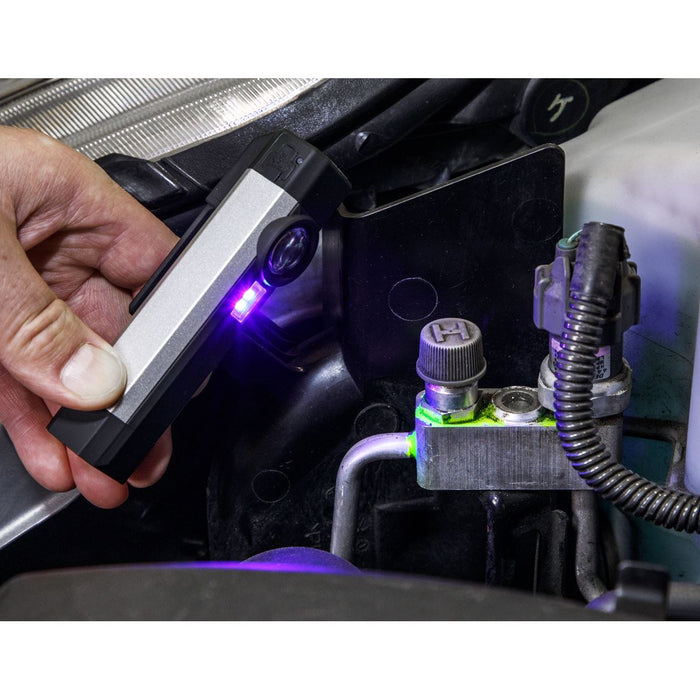 Sealey Rechargeable Aluminium Pocket Light with UV 3W COB & 1 SMD LED LED220UV Sealey - Dynamic Drive