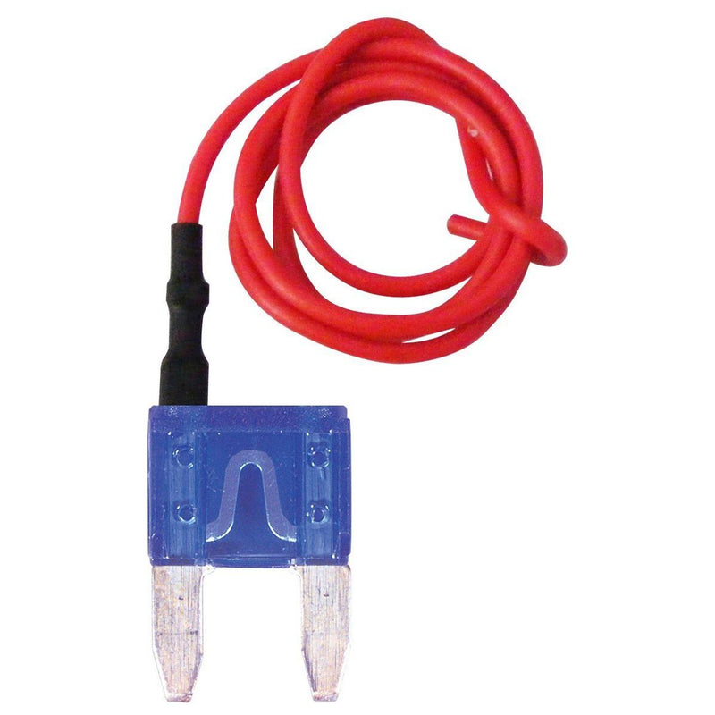 Wot-Nots Fuse for Mini Blade With Breakout Wire - 15A Pearl - Dynamic Drive