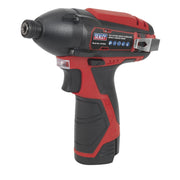Sealey Cordless Impact Driver 1/4"Hex Drive 80Nm 12V SV12 Series Body Only Sealey - Dynamic Drive