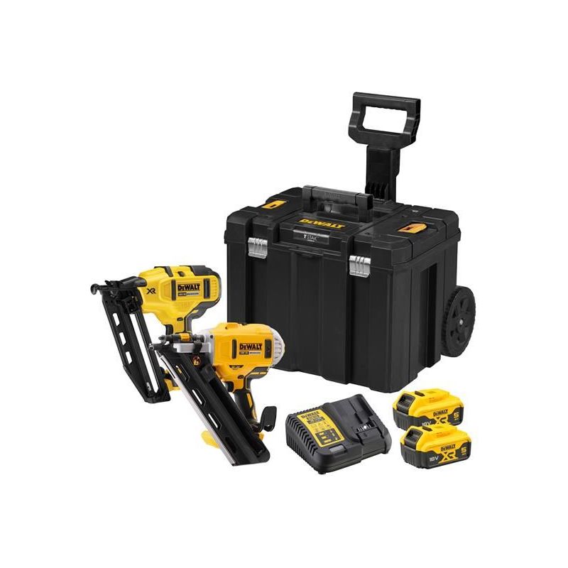 Dewalt Power Tools DCK264P2T XR Nailer Twin Pack 18V 2 x 5.0Ah Li-ion DeWALT Power Tools - Dynamic Drive