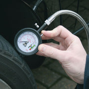 Sealey Tyre Pressure Gauge & Tyre Tread Depth Gauge Flexible Hose 0-8bar(0-120ps Sealey - Dynamic Drive