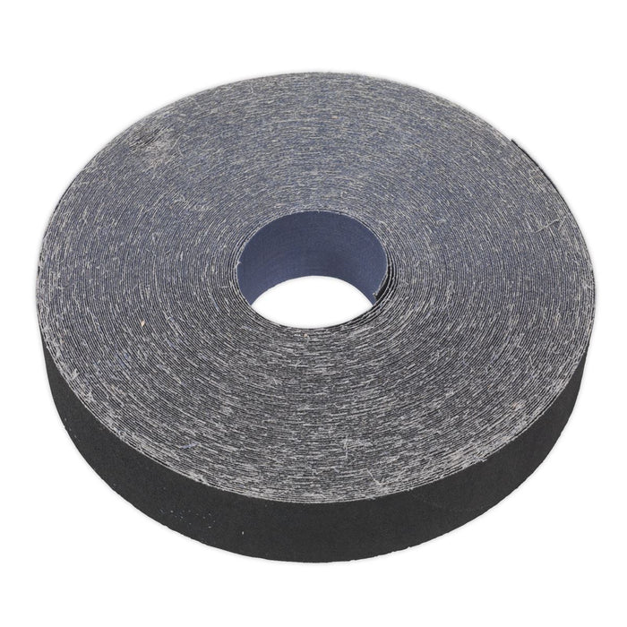 Sealey Emery Roll Blue Twill 25mm x 50m 150Grit ER2550150 Sealey - Dynamic Drive