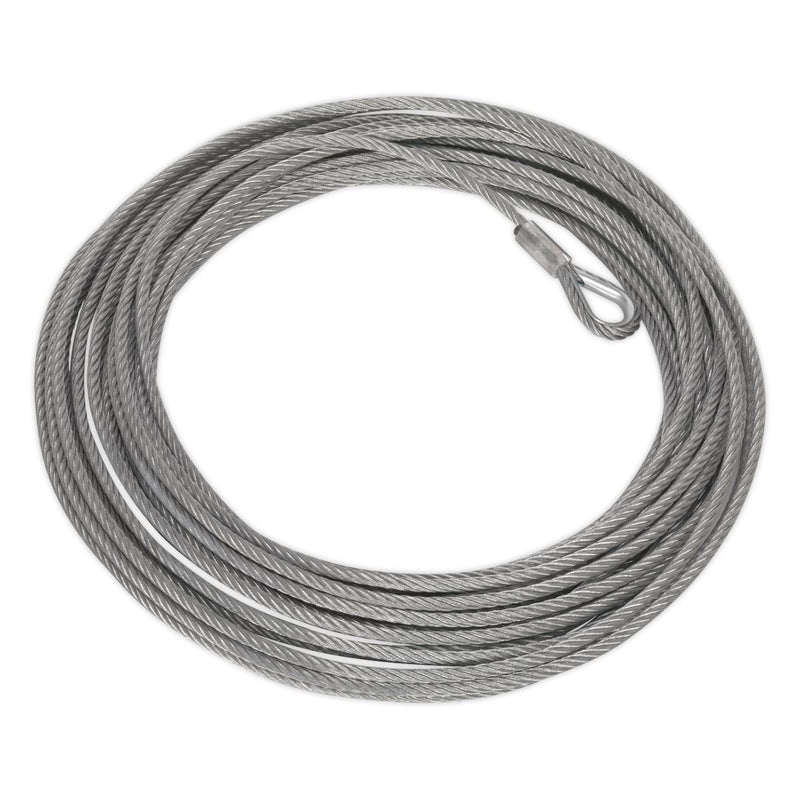 Sealey Wire Rope (9.2mm x 26m) for SWR4300 & SRW5450 SRW5450.WR Sealey - Dynamic Drive