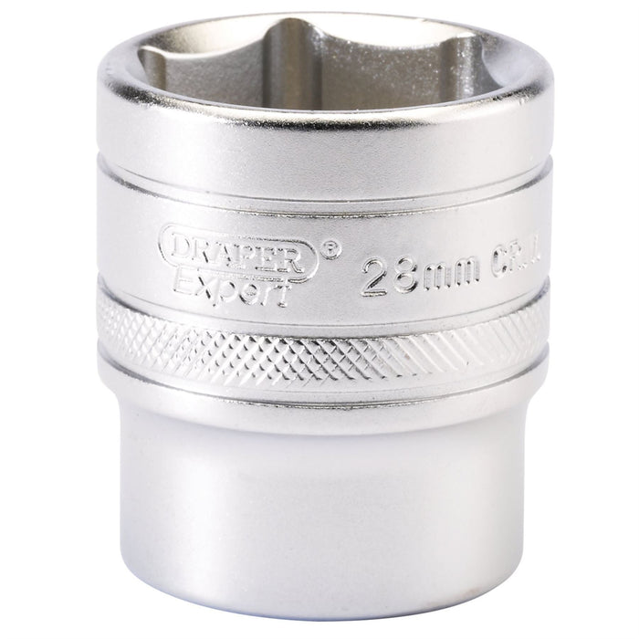 Draper 6 Point Metric Socket, 1/2" Sq. Dr., 28mm 16619 Draper - Dynamic Drive