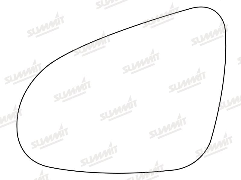Summit Non-Heated Base Plate With Standard Mirror Glass fits LHS Summit - Dynamic Drive
