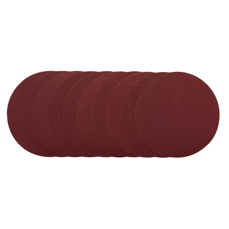 Draper Sanding Discs, 200mm, 120 Grit (Pack of 10) 10233 Draper - Dynamic Drive