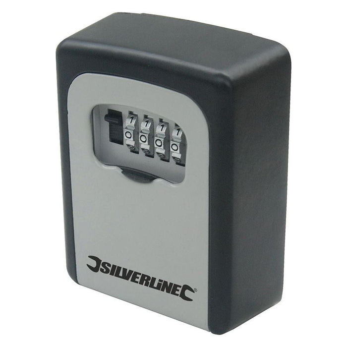 Silverline Key Safe Wall-Mounted 121 x 83 x 40mm Silverline - Dynamic Drive