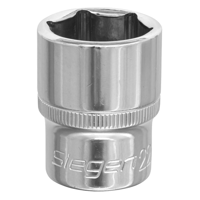 Sealey WallDrive Socket 22mm 1/2"Sq Drive S0659 Siegen by Sealey - Dynamic Drive