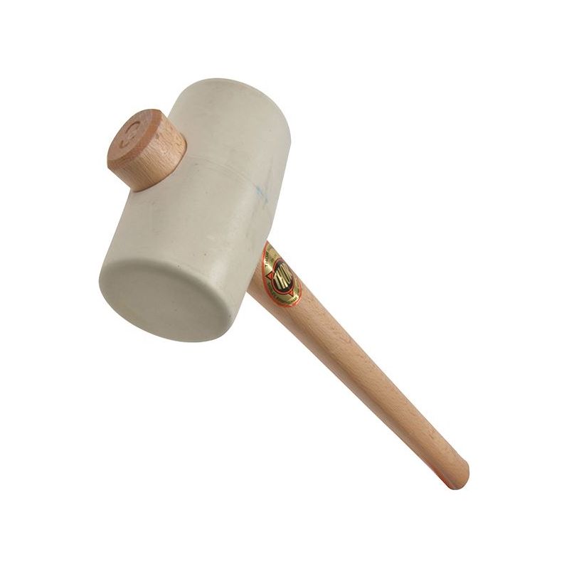 Thor 954W White Rubber Mallet 74mm 970g Thor - Dynamic Drive